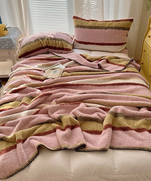 北欧風ふわもこブランケット (AW)（ブランケット）｜aimoha（アイモハ