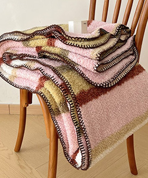 セール】北欧風ふわもこブランケット (AW)（ブランケット）｜aimoha