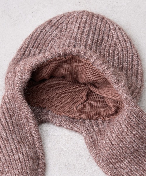 CIAOPANIC TYPY（チャオパニックティピー）の「耳付きあったかニット帽（ニットキャップ/ビーニー・レディース・グレー/オフホワイト/ブラック/ブラウン・ONE SIZE）」の14枚目の写真