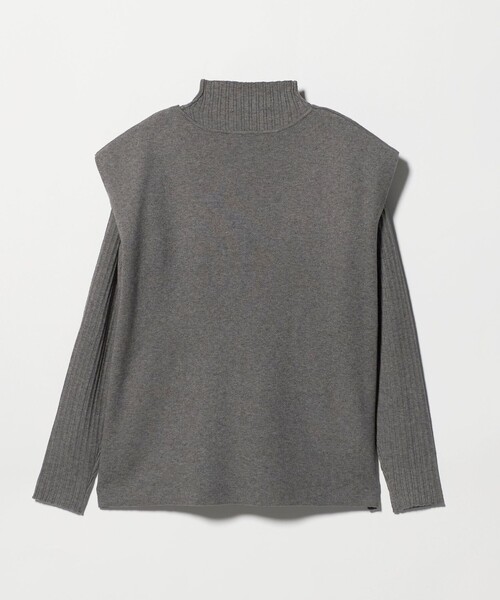 A DAY IN THE LIFE UNITED ARROWS(アデイインザライフユナイテッドアローズ)の「ベスト+ハイネックニット ‐ウォッシャブル‐<A DAY IN THE LIFE>(ニット/セーター・レディース・オリーブ/ナチュラル/グレー系/ネイビー・FREE)」の11枚目の写真