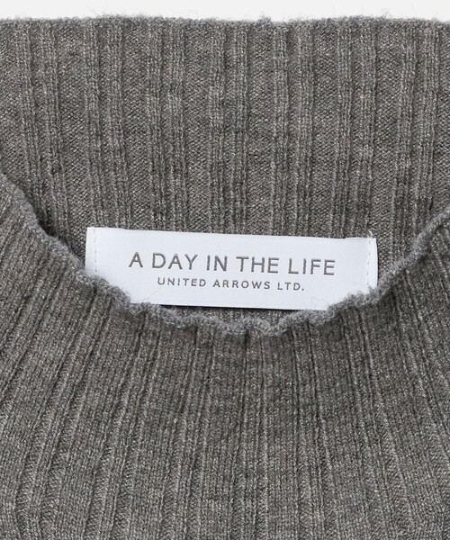 A DAY IN THE LIFE UNITED ARROWS(アデイインザライフユナイテッドアローズ)の「ベスト+ハイネックニット ‐ウォッシャブル‐<A DAY IN THE LIFE>(ニット/セーター・レディース・オリーブ/ナチュラル/グレー系/ネイビー・FREE)」の21枚目の写真