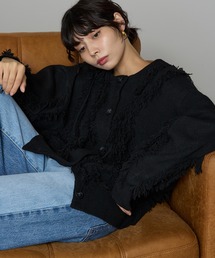 SOTT | Fringe 2way Cardigan / フリンジ2WAYカーディガン(カーディガン/ボレロ)