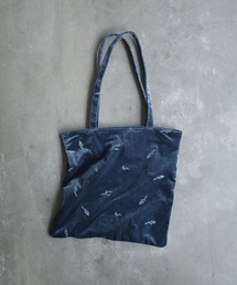 MANOF（マノフ）の「VELOUR EMBROIDERY TOTE BAG（トートバッグ）」