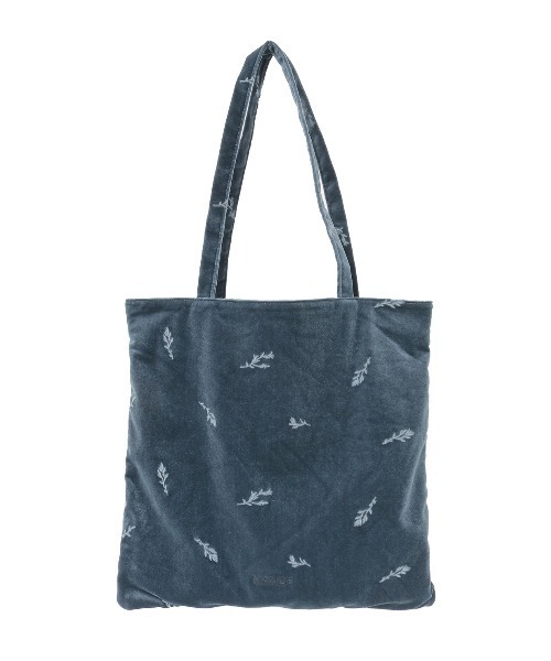 MANOF（マノフ）の「VELOUR EMBROIDERY TOTE BAG（トートバッグ・レディース・ブルー/ブラウン・FREE）」の7枚目の写真