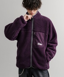 FIRST DOWN | FIRST DOWN ファーストダウン BOA FLEECE JKT ロゴ刺繍タンブリングボアフリースジャケット F942021(ブルゾン)
