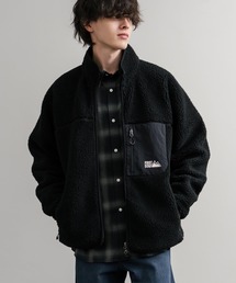 FIRST DOWN | FIRST DOWN ファーストダウン BOA FLEECE JKT ロゴ刺繍タンブリングボアフリースジャケット F942021(ブルゾン)