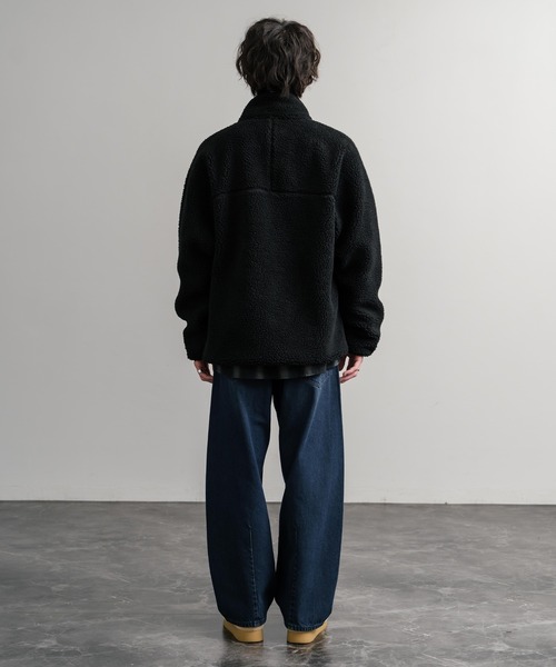 セール】FIRST DOWN ファーストダウン BOA FLEECE JKT ロゴ刺繍