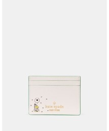 kate spade new york(ケイトスペード ニューヨーク)のピーナッツ X KSNY スモール スリム カード ホルダー(カードケース)