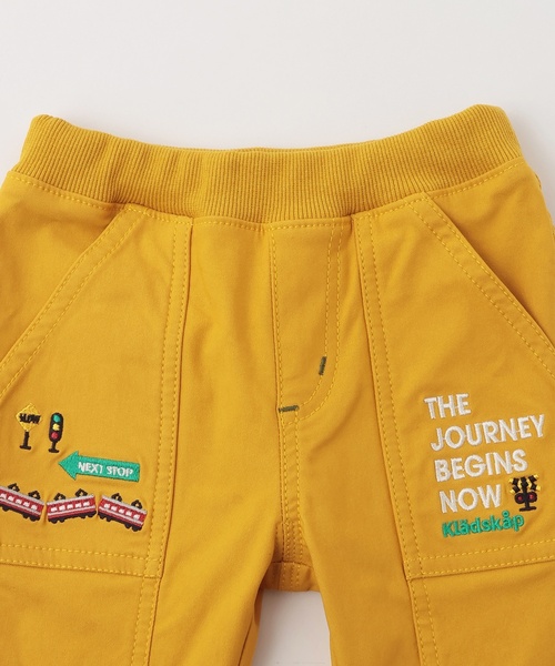 kladskap（クレードスコープ）の「電車裾折り返しロング丈ストレートパンツ（その他パンツ・キッズ・ネイビー/マスタード・120cm/80ｃｍ/90cm/100cm/110cm/130cm）」の4枚目の写真