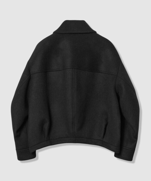 allureville（アルアバイル）の「ウールモッサステンカラーブルゾン（ブルゾン・レディース・ブラック/モカ・2）」の9枚目の写真