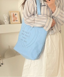 トートバッグ 大容量 刺繍 ハート ysbag5490