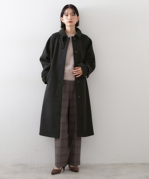 THE SHOP TK (ザ ショップ ティーケー )の「ジャージメルトンスタンドカラーコート(その他アウター・レディース・スミクロ/ブラウン系その他・12/13)」の12枚目の写真