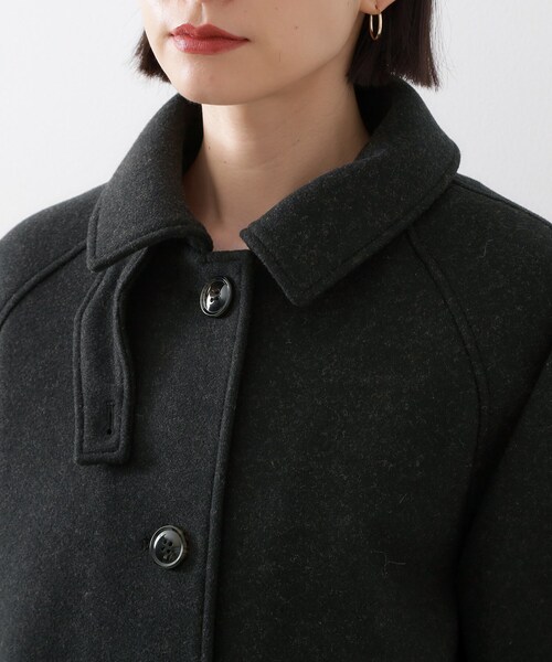 THE SHOP TK (ザ ショップ ティーケー )の「ジャージメルトンスタンドカラーコート(その他アウター・レディース・スミクロ/ブラウン系その他・12/13)」の15枚目の写真