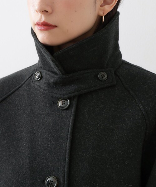 THE SHOP TK (ザ ショップ ティーケー )の「ジャージメルトンスタンドカラーコート(その他アウター・レディース・スミクロ/ブラウン系その他・12/13)」の16枚目の写真