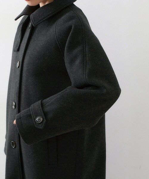 THE SHOP TK (ザ ショップ ティーケー )の「ジャージメルトンスタンドカラーコート(その他アウター・レディース・スミクロ/ブラウン系その他・12/13)」の17枚目の写真