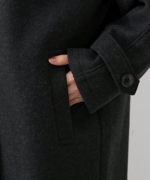 THE SHOP TK (ザ ショップ ティーケー )の「ジャージメルトンスタンドカラーコート(その他アウター・レディース・スミクロ/ブラウン系その他・12/13)」の19枚目の写真