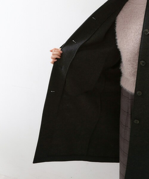 THE SHOP TK (ザ ショップ ティーケー )の「ジャージメルトンスタンドカラーコート(その他アウター・レディース・スミクロ/ブラウン系その他・12/13)」の22枚目の写真