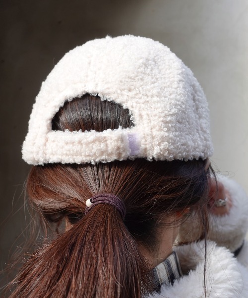 CORNERS(コーナーズ)の「ボアキャップ(キャップ・レディース・アイボリー/ベージュ/ブラック・FREE)」の12枚目の写真