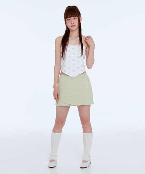 ARCHIVE BOLD（アーカイブボールド）の「[Archive Bold x Stumpynee] LOW-RISE SKIRT (GREEN)（スカート・レディース・その他・MEDIUM/SMALL）」の5枚目の写真
