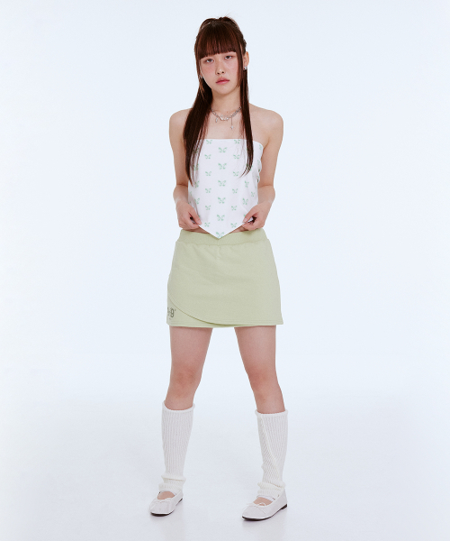 ARCHIVE BOLD（アーカイブボールド）の「[Archive Bold x Stumpynee] LOW-RISE SKIRT (GREEN)（スカート・レディース・その他・MEDIUM/SMALL）」の6枚目の写真