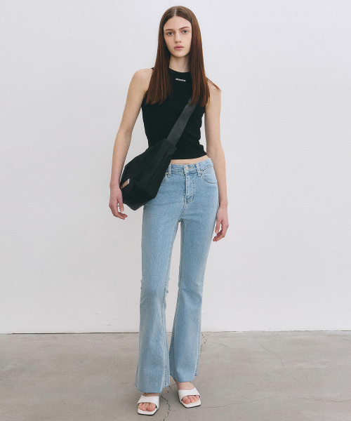 NICK&NICOLE(ニックアンドニコール)の「MINIMAL CROP SLEEVELESS TOP_BLACK(Tシャツ/カットソー・レディース・その他・FREE)」の4枚目の写真