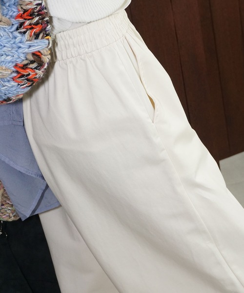 chuclla（チュクラ）の「タックボリュームイージーパンツ chw25a125（スラックス・レディース・ホワイト/ベージュ・M/S）」の17枚目の写真