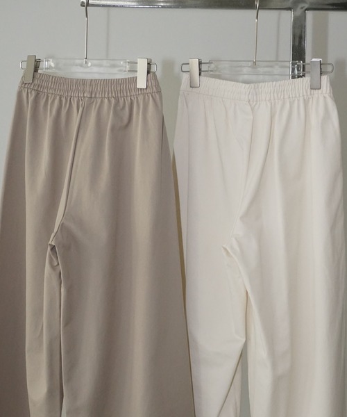 chuclla（チュクラ）の「タックボリュームイージーパンツ chw25a125（スラックス・レディース・ホワイト/ベージュ・M/S）」の5枚目の写真