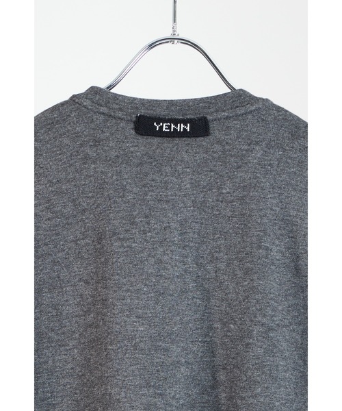 YENN(イエン)の「【 YENN / イエン 】HENRY NECK LONG TEE / ヘンリーネックロングスリーブTシャツ(Tシャツ/カットソー・レディース・チャコール/ベージュ・FREE)」の13枚目の写真