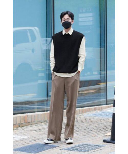 MUSINSA STANDARD（ムシンサスタンダード）の「ベーシックオックスフォードシャツ[クリーム]（シャツ/ブラウス・メンズ・その他・XXX-LARGE/SMALL/MEDIUM/LARGE/X-LARGE/XX-LARGE）」の13枚目の写真