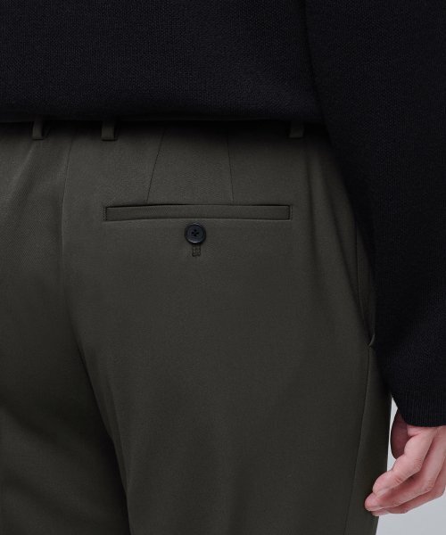MUSINSA STANDARD（ムシンサスタンダード）の「ヘビーウェイト裏起毛ワイドヒドゥンバンディングスラックス[バンダイクブラウン]（スラックス・メンズ・その他・40/38/36/34/32/30/31/33/26/27/28/29）」の8枚目の写真