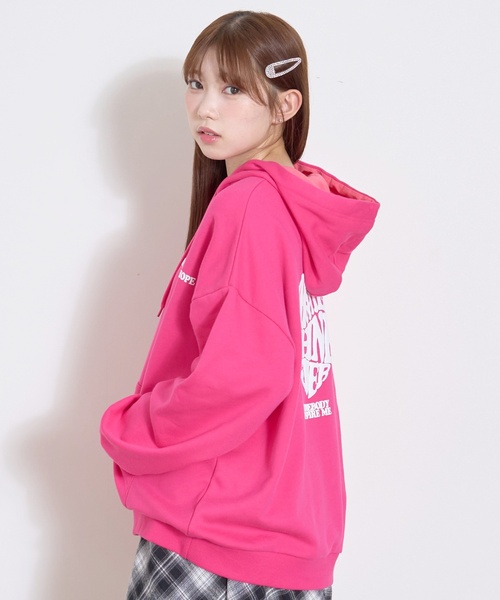 GOODPRICE】【LTXC】プクプクハートルーズパーカー（パーカー