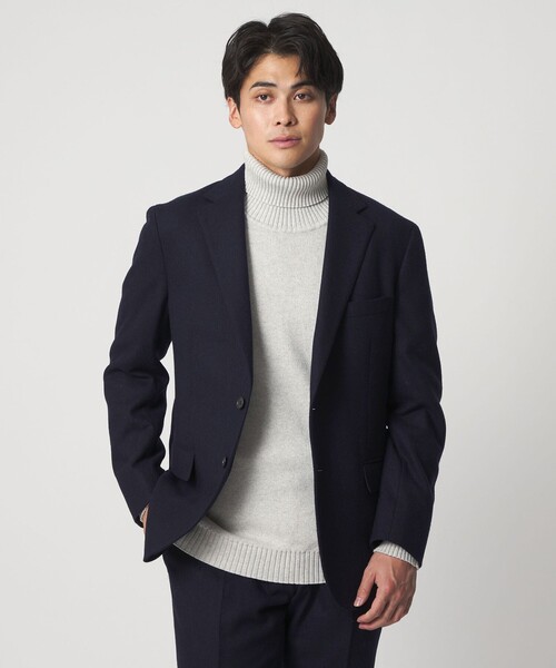 A DAY IN THE LIFE UNITED ARROWS(アデイインザライフユナイテッドアローズ)の「フラノ 2ボタン ジャケット-セットアップ対応-<A DAY IN THE LIFE>(テーラードジャケット・メンズ・グレー系/ライトグレー/ネイビー・M/L/S/XL)」の3枚目の写真