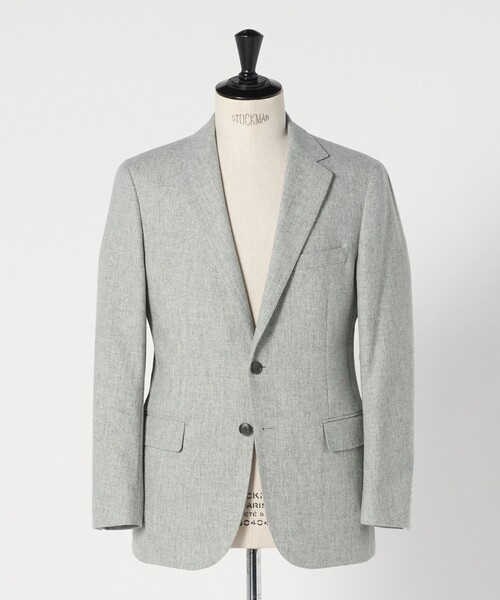A DAY IN THE LIFE UNITED ARROWS(アデイインザライフユナイテッドアローズ)の「フラノ 2ボタン ジャケット-セットアップ対応-<A DAY IN THE LIFE>(テーラードジャケット・メンズ・グレー系/ライトグレー/ネイビー・M/L/S/XL)」の2枚目の写真