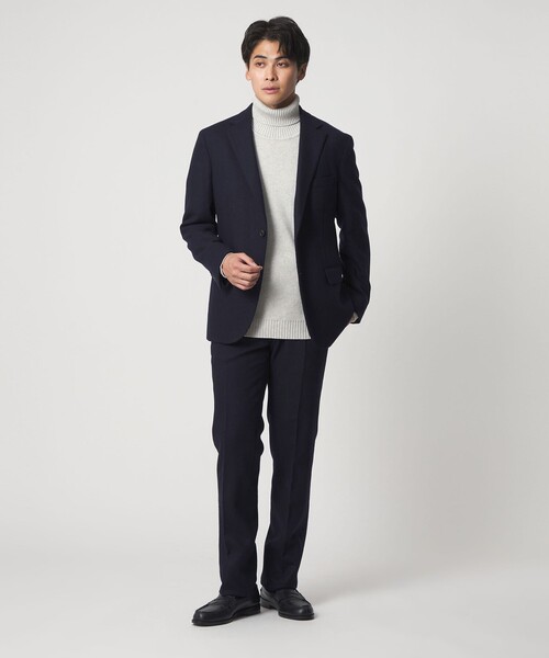 A DAY IN THE LIFE UNITED ARROWS(アデイインザライフユナイテッドアローズ)の「フラノ 2ボタン ジャケット-セットアップ対応-<A DAY IN THE LIFE>(テーラードジャケット・メンズ・グレー系/ライトグレー/ネイビー・M/L/S/XL)」の8枚目の写真