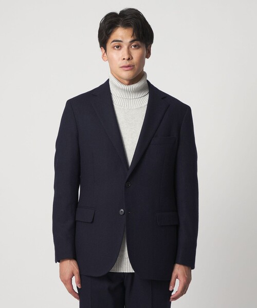A DAY IN THE LIFE UNITED ARROWS(アデイインザライフユナイテッドアローズ)の「フラノ 2ボタン ジャケット-セットアップ対応-<A DAY IN THE LIFE>(テーラードジャケット・メンズ・グレー系/ライトグレー/ネイビー・M/L/S/XL)」の10枚目の写真