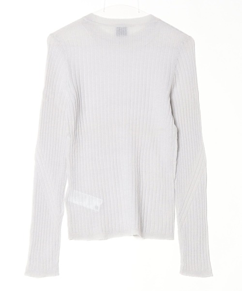 BOSS(ボス)の「【オンライン限定】ウールブレンド セーター イレギュラーリブ(ニット/セーター・レディース・グレー・XS/S/M/L)」の2枚目の写真