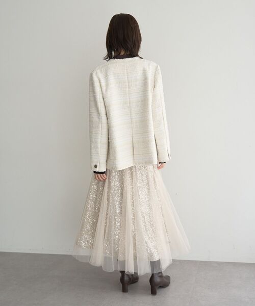 スパンコール×チュールスカート（スカート）｜YECCA VECCA
