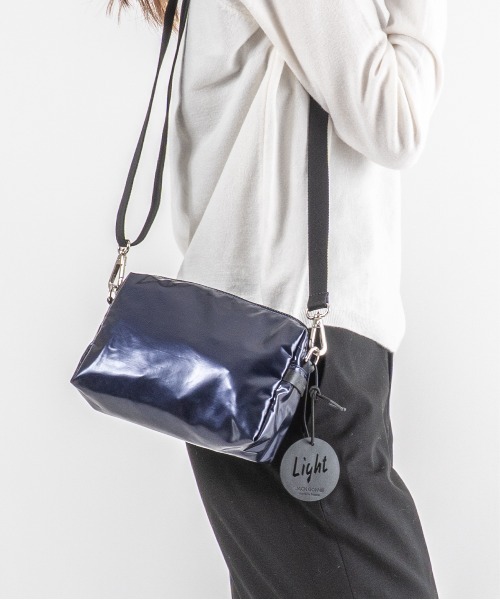 Jack Gomme(ジャックゴム)の「【JACK GOMME】ショルダーバッグ ショルダーポーチ ミニポーチ MINI Sac besace(ショルダーバッグ・レディース・モカ/シルバー/アイボリー/ブラック/ライトブルー/オリーブ/ワインレッド/インディゴブルー・FREE)」の6枚目の写真