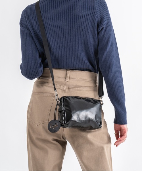 Jack Gomme(ジャックゴム)の「【JACK GOMME】ショルダーバッグ ショルダーポーチ ミニポーチ MINI Sac besace(ショルダーバッグ・レディース・モカ/シルバー/アイボリー/ブラック/ライトブルー/オリーブ/ワインレッド/インディゴブルー・FREE)」の1枚目の写真