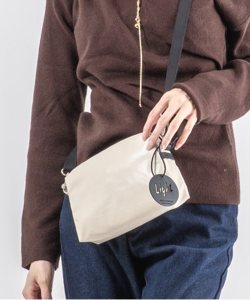 Jack Gomme(ジャックゴム)の「【JACK GOMME】ショルダーバッグ ショルダーポーチ ミニポーチ MINI Sac besace(ショルダーバッグ・レディース・モカ/シルバー/アイボリー/ブラック/ライトブルー/オリーブ/ワインレッド/インディゴブルー・FREE)」の22枚目の写真