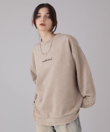 BROWNY（ブラウニー）の「BROWNY/アクセ付きフェイクスウェードプルオーバー（スウェット・メンズ）」