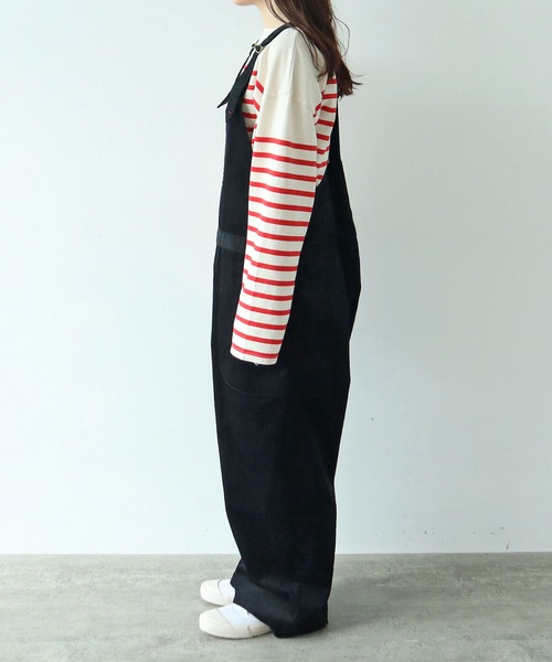 セール】【WEB限定】9Wコーデュロイ オーバーオール（サロペット