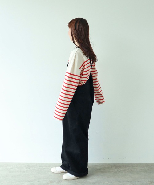 セール】【WEB限定】9Wコーデュロイ オーバーオール（サロペット