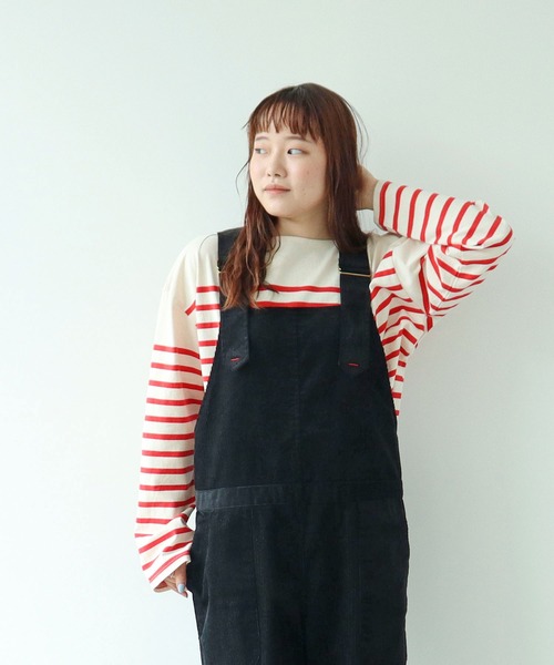 セール】【WEB限定】9Wコーデュロイ オーバーオール（サロペット