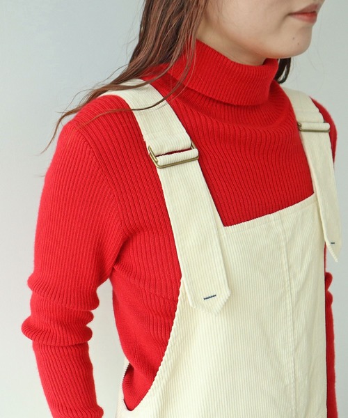 セール】【WEB限定】9Wコーデュロイ オーバーオール（サロペット