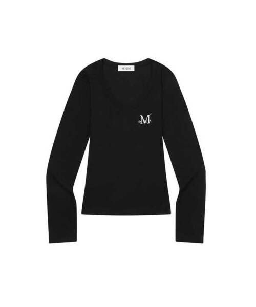 フォンテサスリムフィットVネックリブTシャツ（5カラー）
