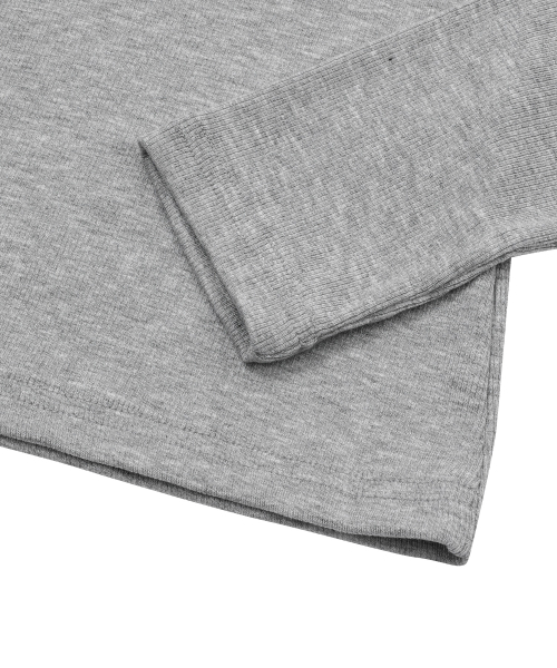MUCENT(ムセント)の「フォンテサスリムフィットVネックリブTシャツ(5カラー)(Tシャツ/カットソー・レディース・ブラック/チャコールグレー/ホワイト/グレー/Beige・FREE)」の17枚目の写真