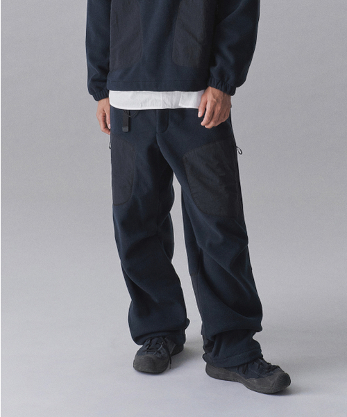 MUSINSA STANDARD（ムシンサスタンダード）の「[シティレジャー] ポーラフリースベルトパンツ [ネイビー]（その他パンツ・メンズ・その他・SMALL/MEDIUM/LARGE/X-LARGE/XX-LARGE）」の2枚目の写真