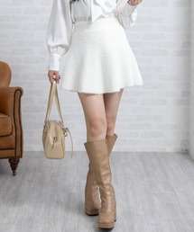 clear | フェザーフレアミニスカート[着回し力抜群 ガーリー フェミニン]≪AW新作≫(スカート)