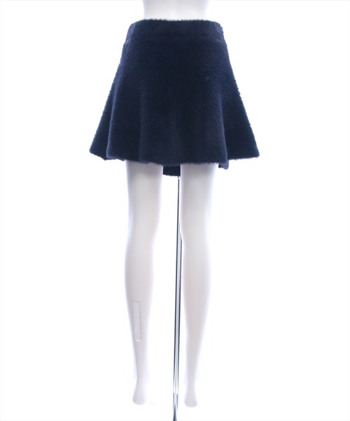 clear（クリア）の「フェザーフレアミニスカート[着回し力抜群 ガーリー フェミニン]≪新作≫（スカート・レディース・ブラック/アイボリー・F）」の10枚目の写真